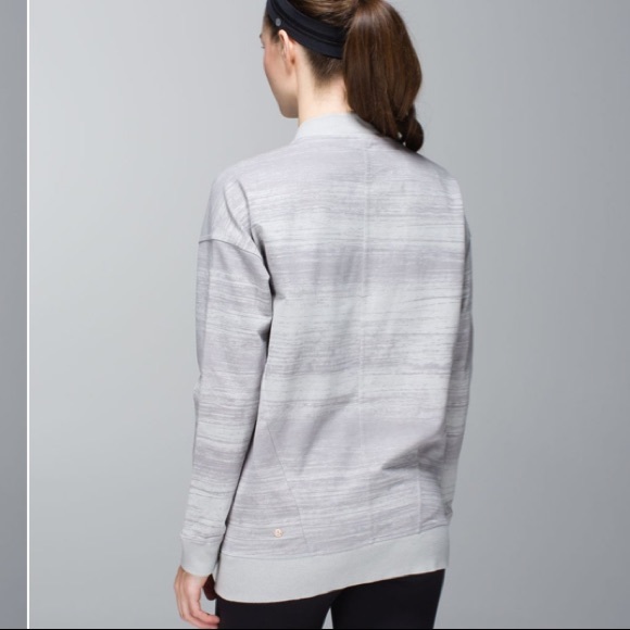 Lululemon Mula Bundle wrap Coat jacket  zip up size 6 grey - Picture 3 of 16